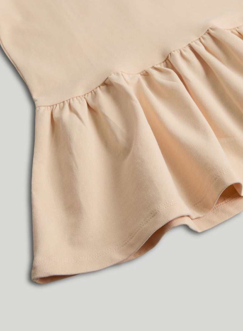 mothercare Beige Sweatshirt Dress - Image 3
